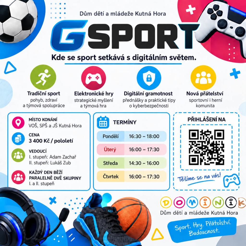 G sport- zápisy 
