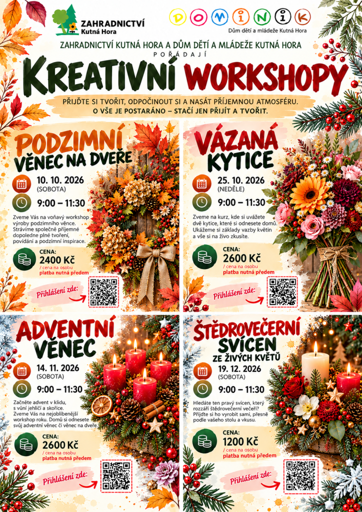 Kreativní workshopy