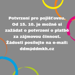 Potvrzení pro pojišťovnu