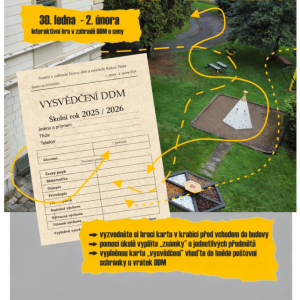Hravé vysvědčení - hra na zahradě DDM
