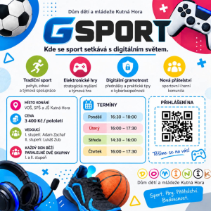 G sport- zápisy 